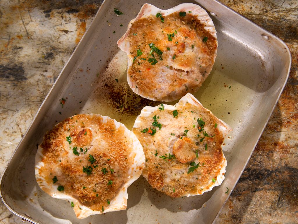 Coquilles Saint Jacques à l'ancienne