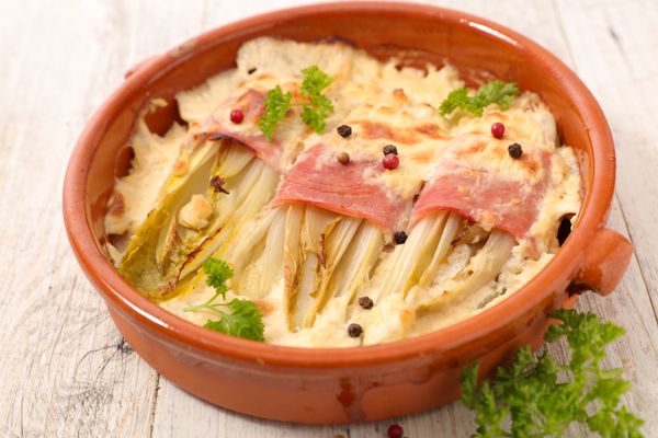 Endives au jambon