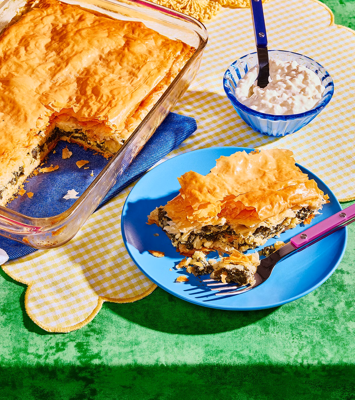 Spanakopita au cottage de Laurent Duvernay-Tardif