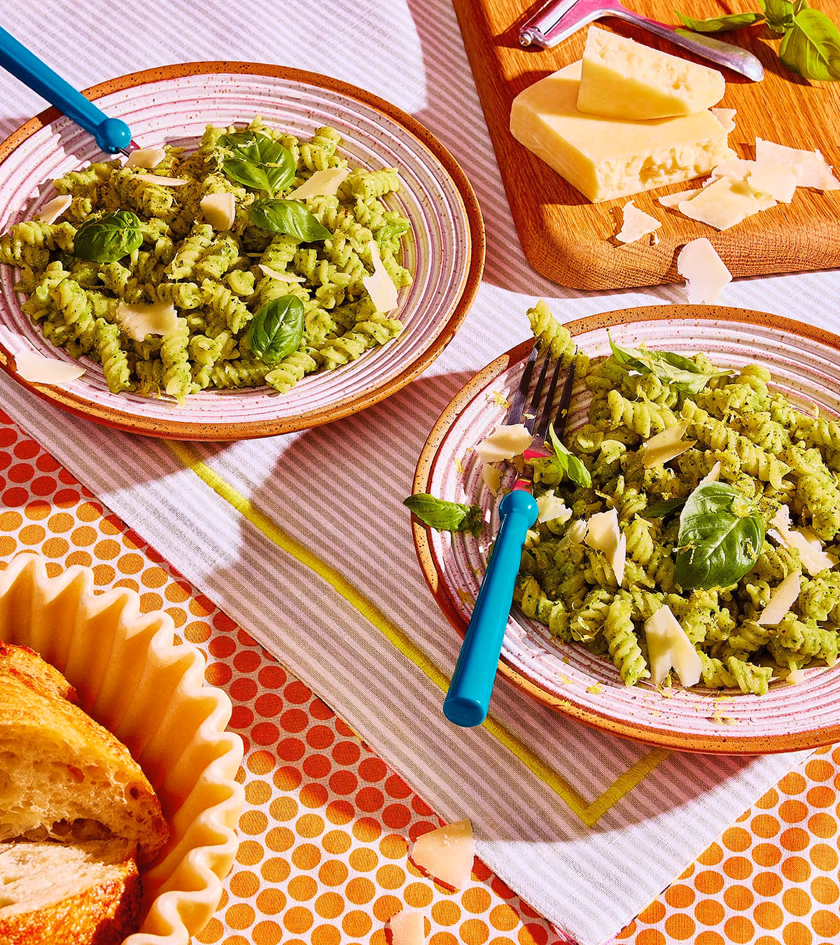Pâtes au pesto de brocoli
