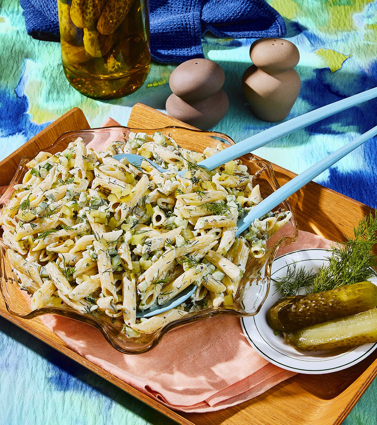 Salade de pâtes aux cornichons