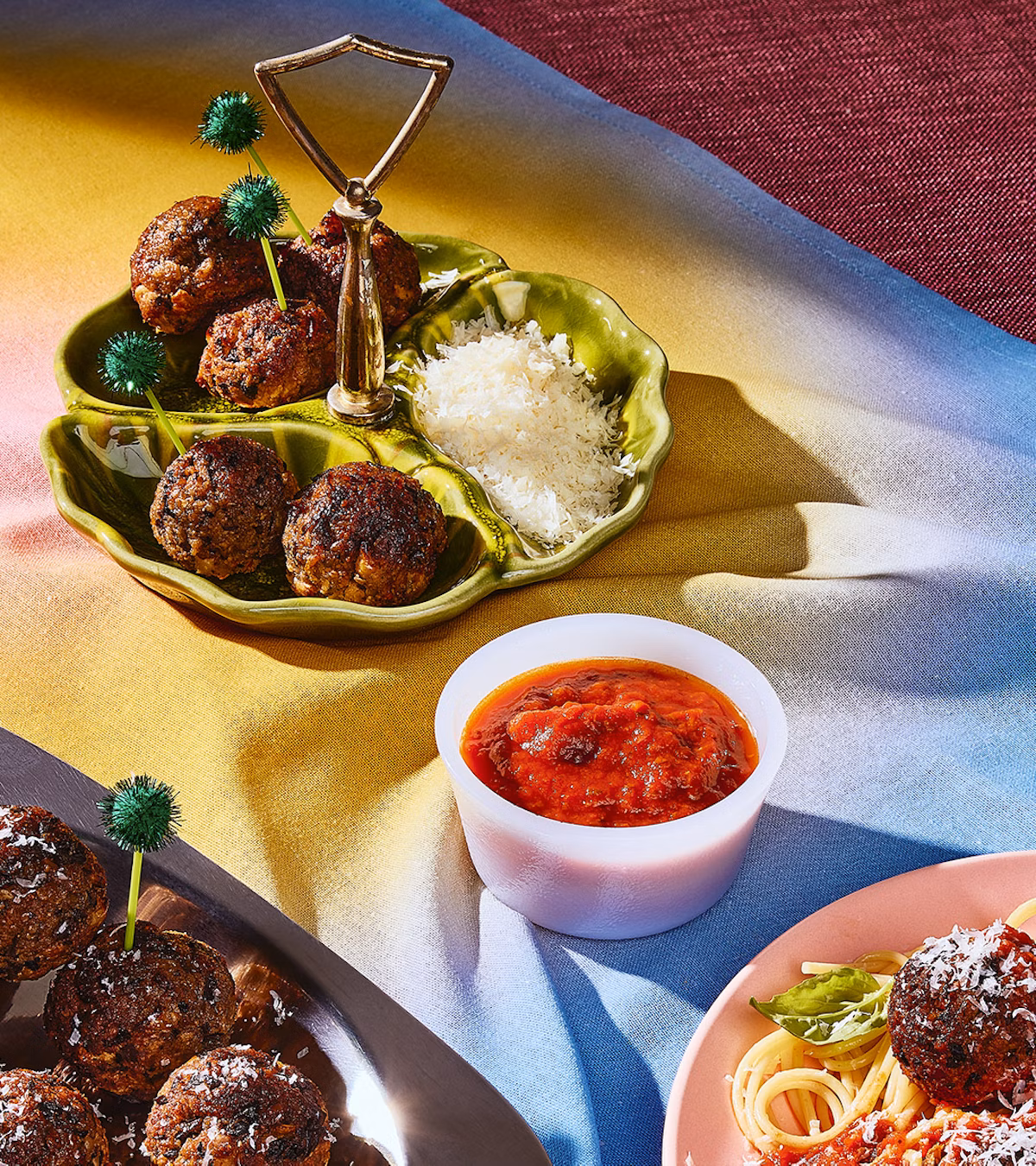 Boulettes végétariennes aux haricots et aux champignons