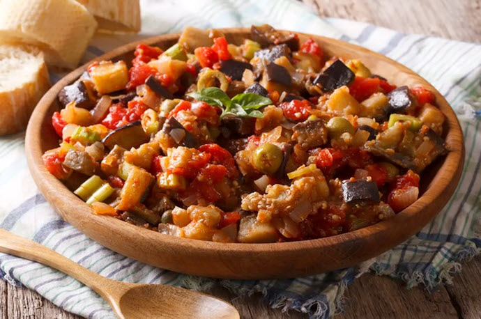 Caponata Sicilienne traditionnelle