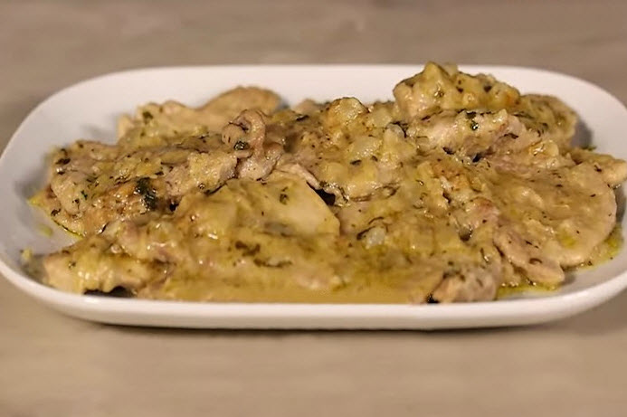 Escalopes avec de la bière