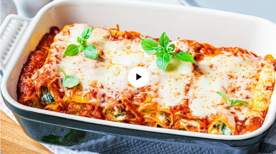 Cannellonis courge et aubergine