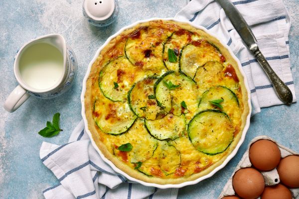 Flan de courgettes