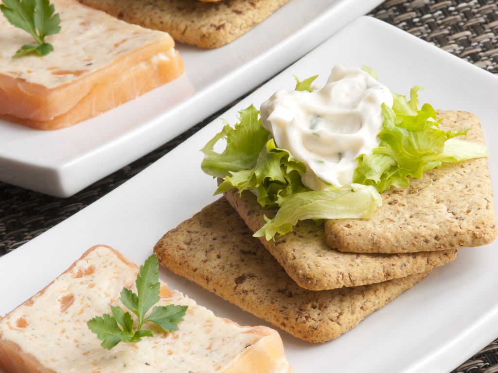 Terrine de poisson au basilic
