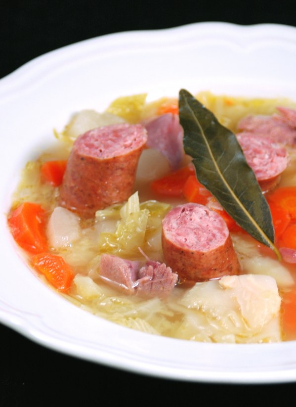 Soupe au chou vert