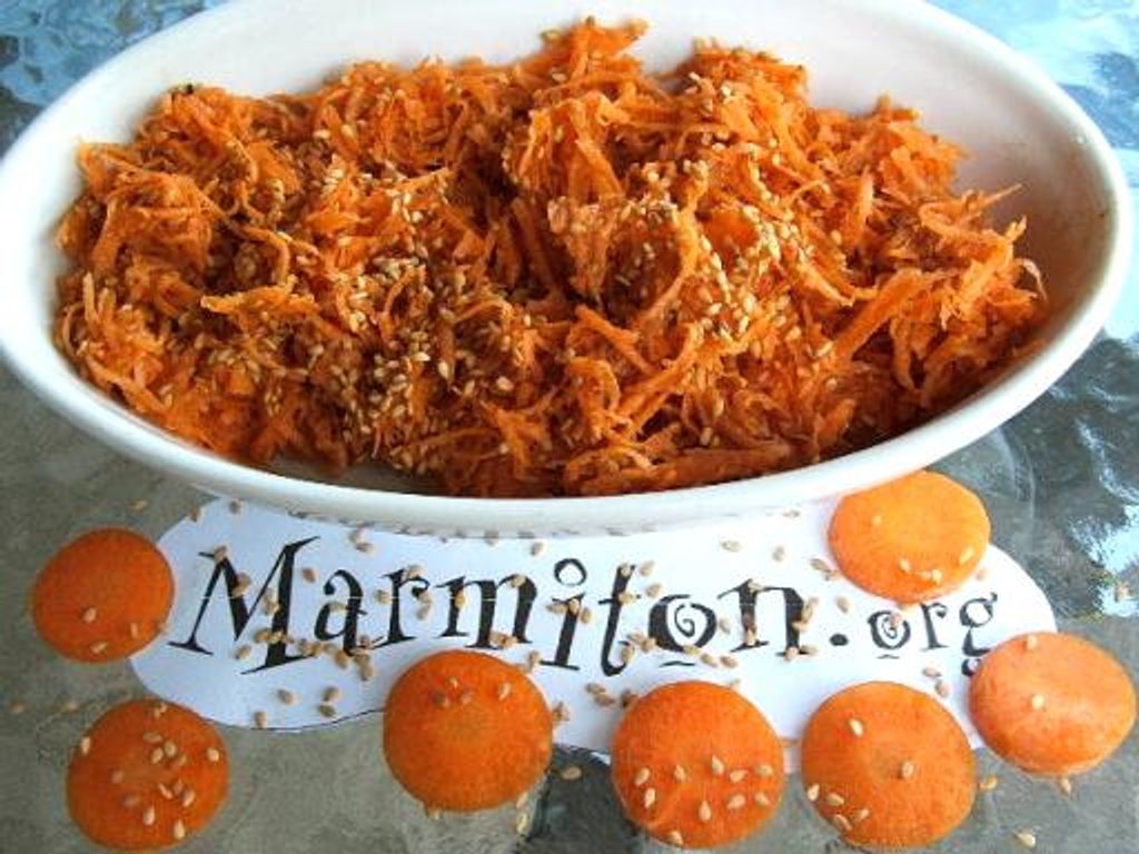 Carottes râpées au sésame