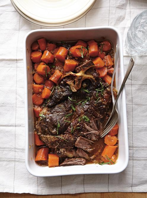 Boeuf braisé aux oignons