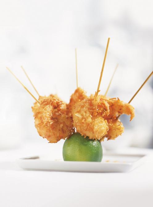 Crevettes à la noix de coco