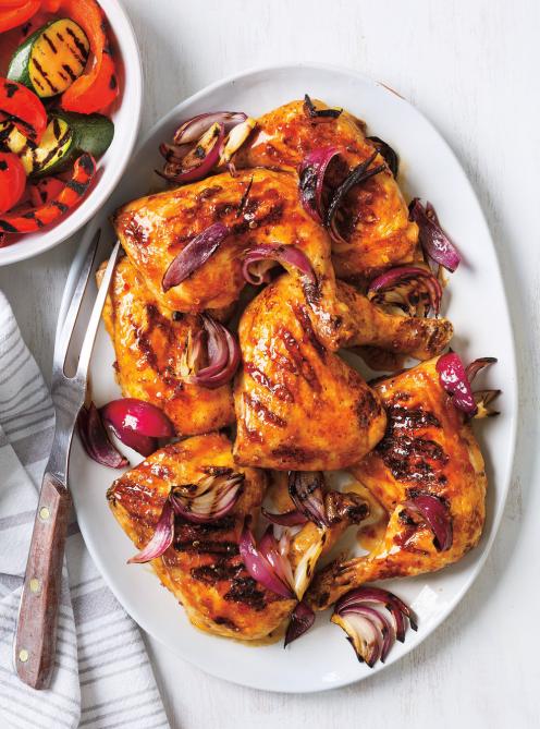 Cuisses de poulet érable et soya