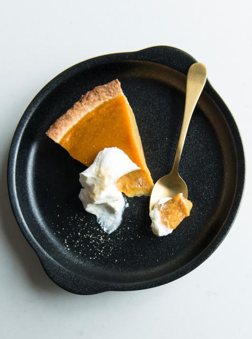 Tarte à la citrouille et à l'érable