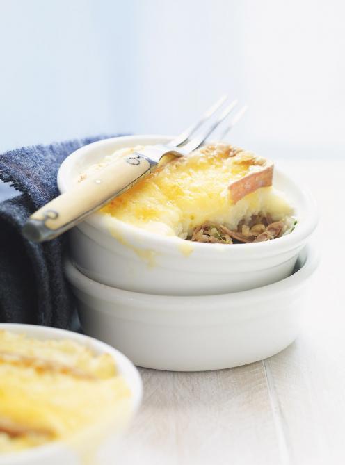 Parmentier de canard braisé