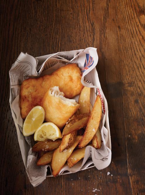 Fish and chips traditionnel 