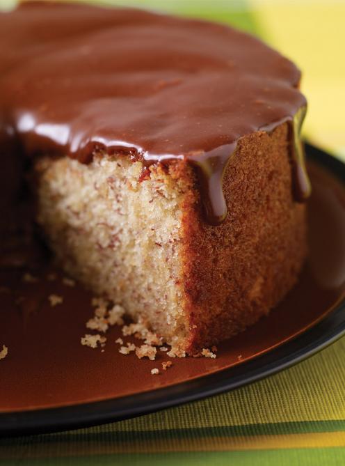 Gâteau aux bananes, glaçage à la barre Mars