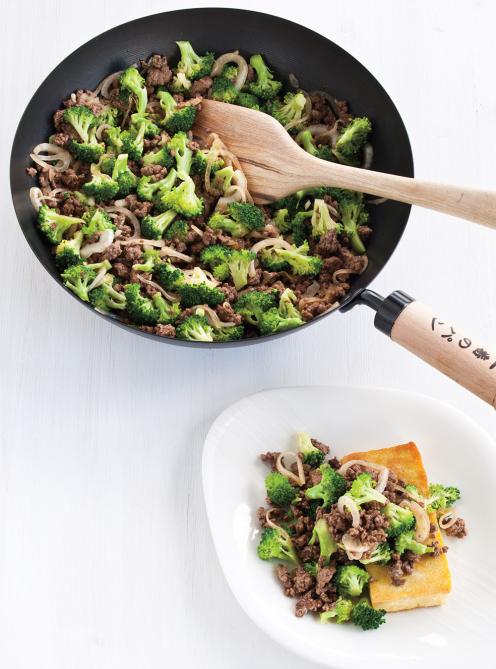 Boeuf au brocoli et au tofu