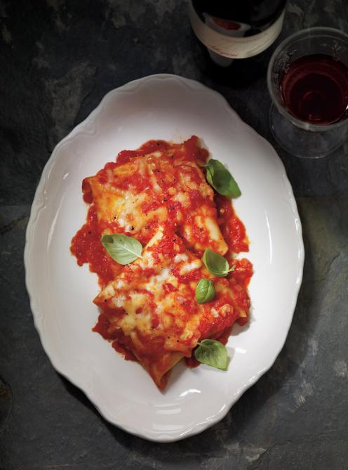 Fazzolettis farcis à la ricotta et aux épinards (fazzoletti alla farcia di magro)