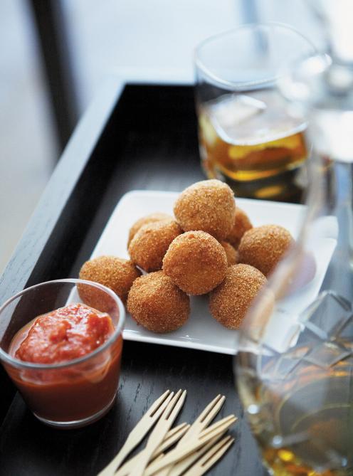 Arancinis à la saucisse