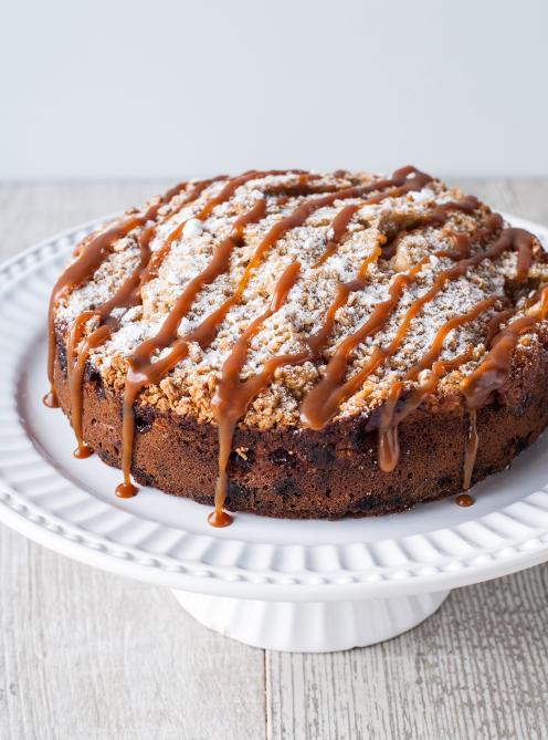 Gâteau crumble aux pommes