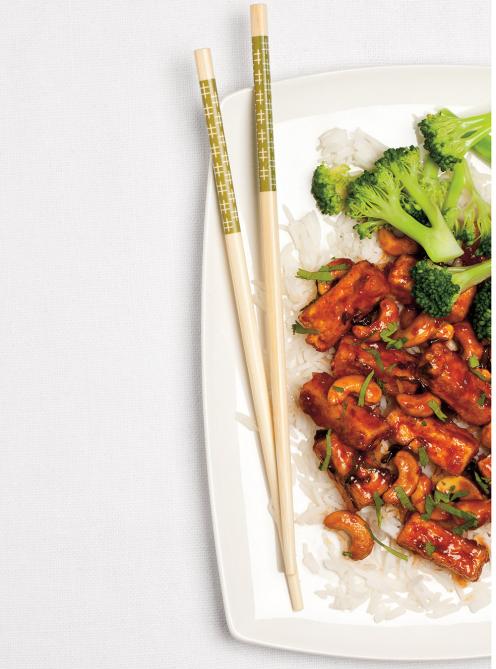 Sauté de tofu aux noix de cajou