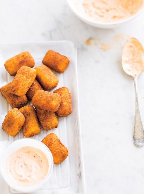 Croquetas au poulet et à la mozzarella