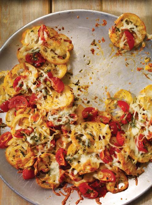 Baguette de style nachos à l'italienne