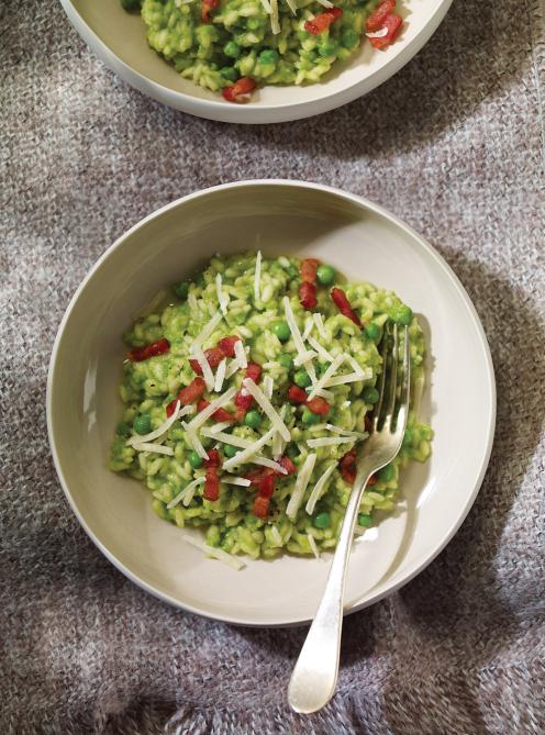 Risotto aux petits pois