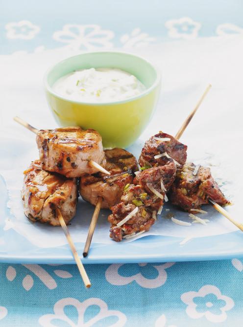 Brochettes de porc souvlaki