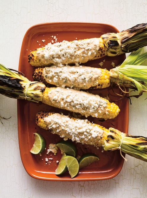 Maïs grillés au barbecue (Elotes a la parrilla)