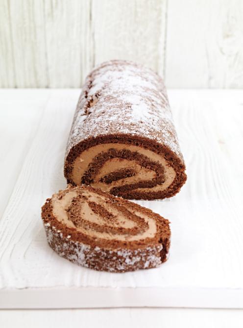 Bûche au chocolat