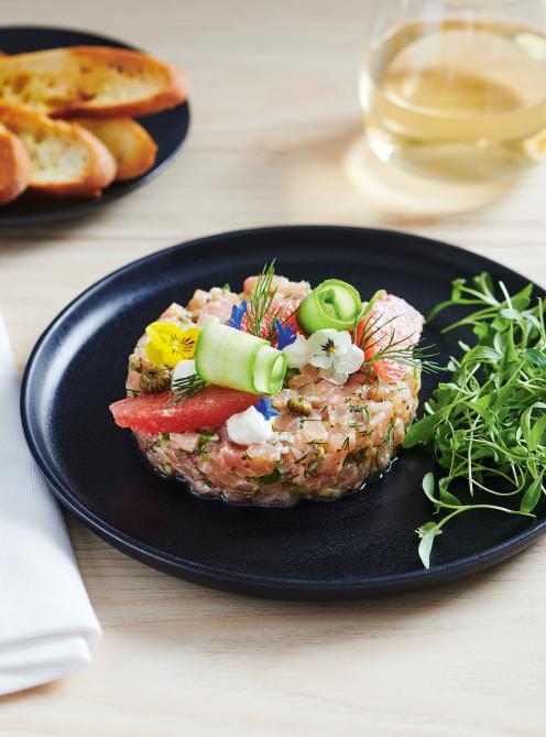 Tartare de saumon comme au Café