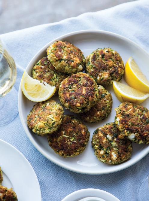Beignets de courgettes à la menthe
