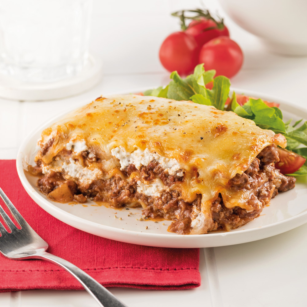 Lasagne crémeuse à la sauce rosée