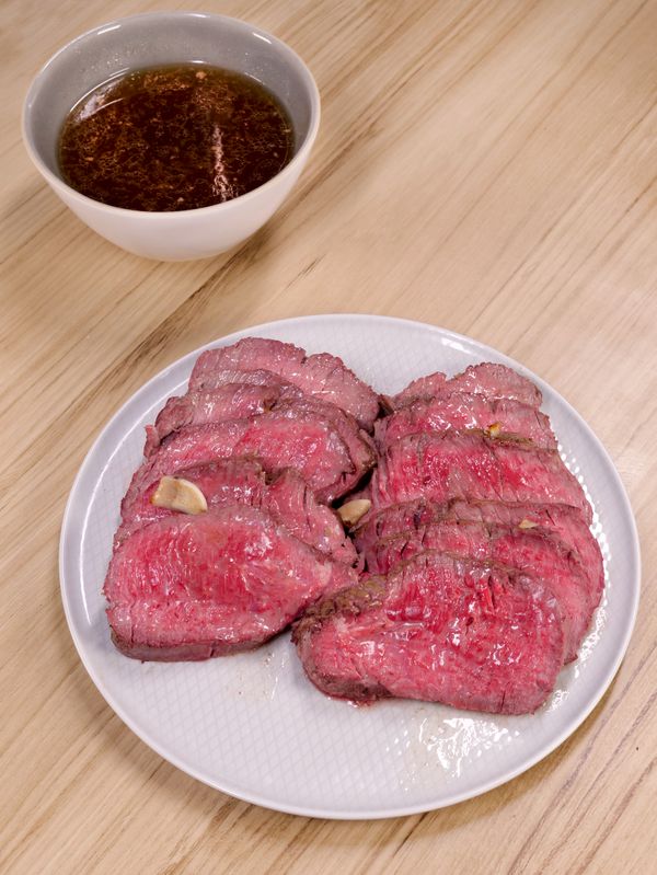 Rosbeef au four à l'ail
