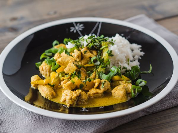 Filet de poulet au curry