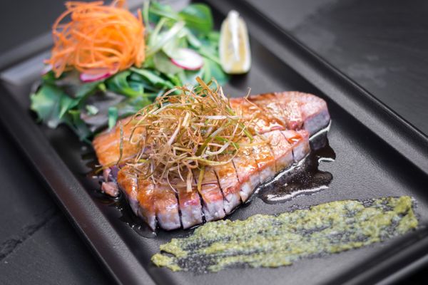 Steak de thon poêlé