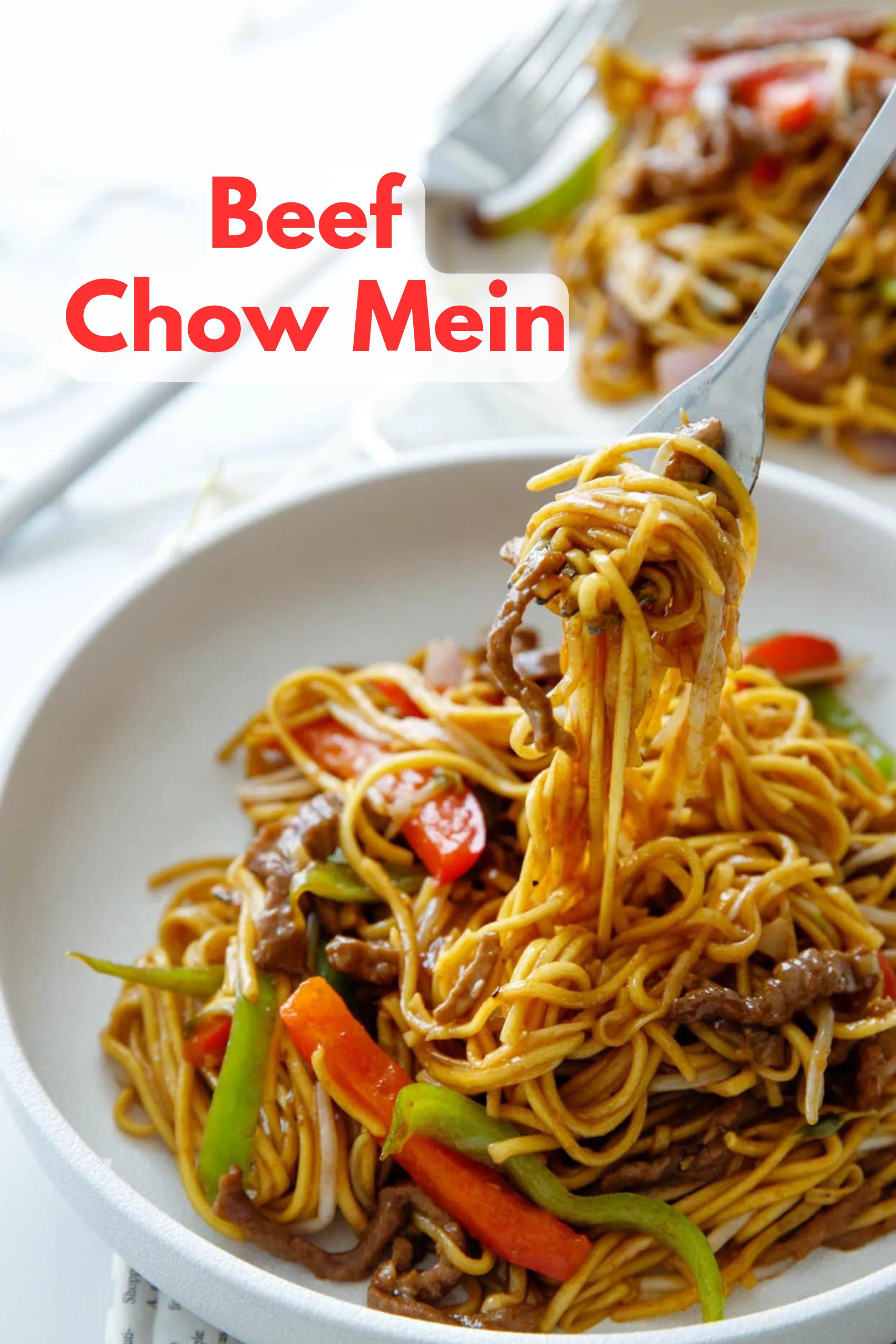 Chow Mein au bœuf