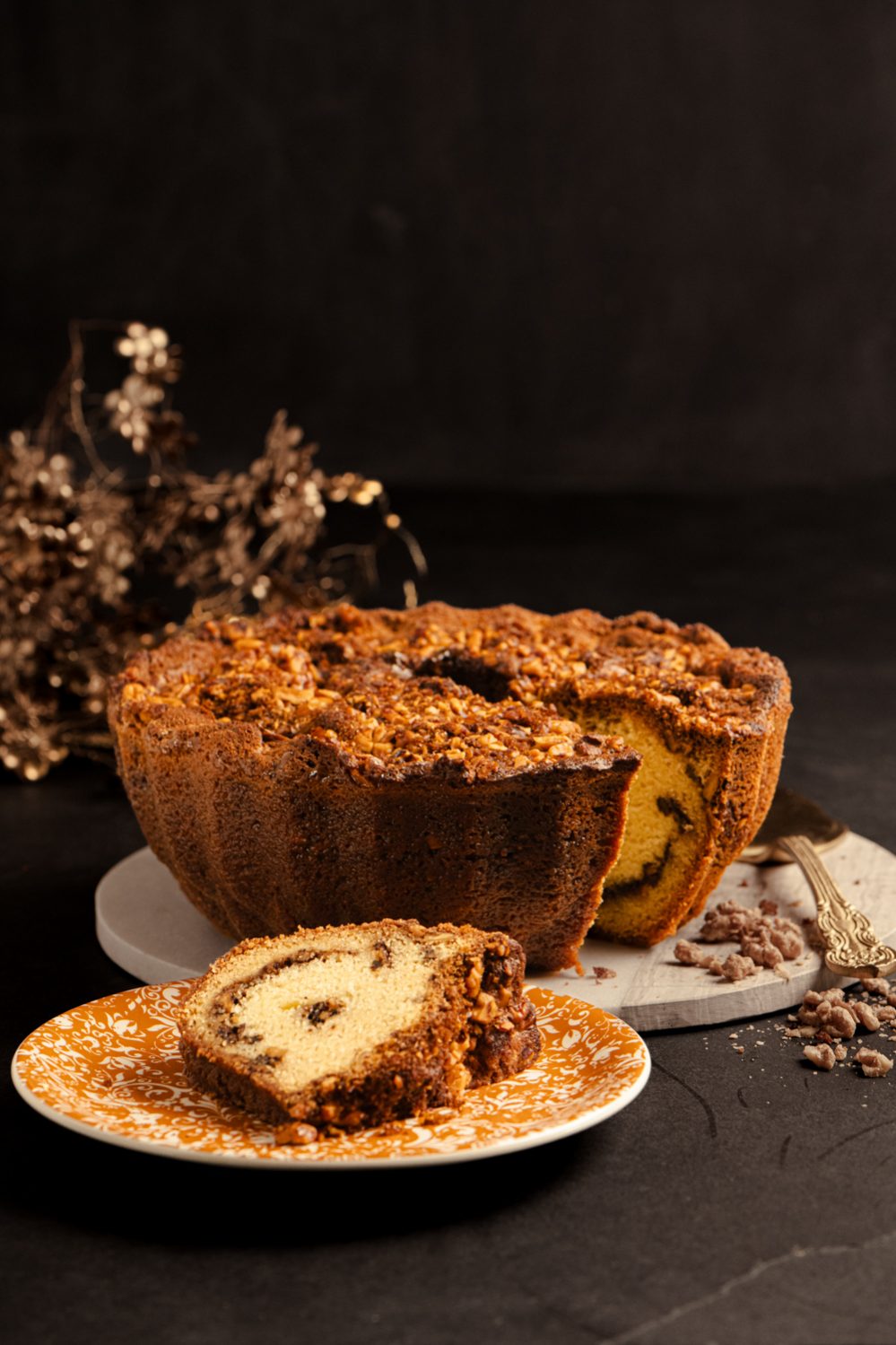 Gâteau crème sure et cannelle