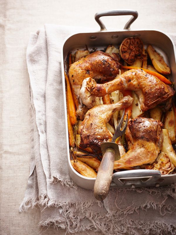 Cuisses de poulet au four