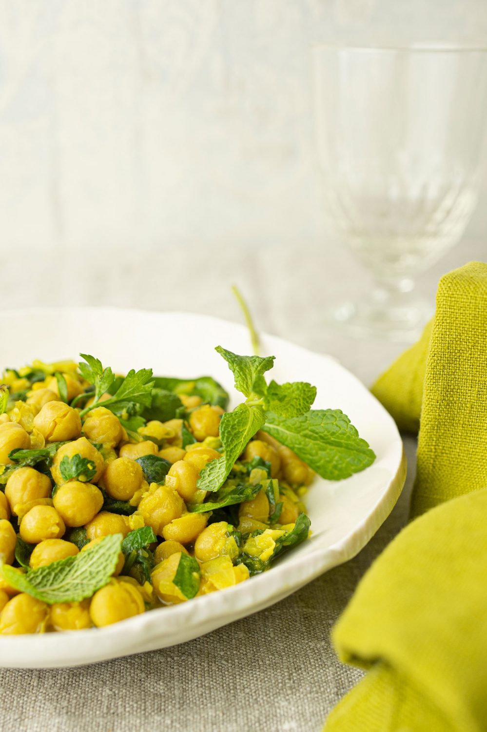 Pois chiches au citron