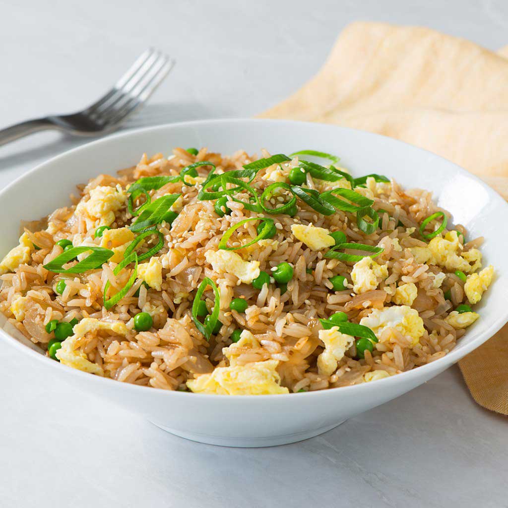Riz frit simple