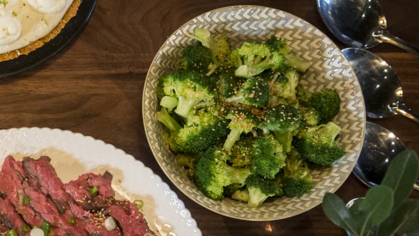 Brocolis sautés à l'asiatique 