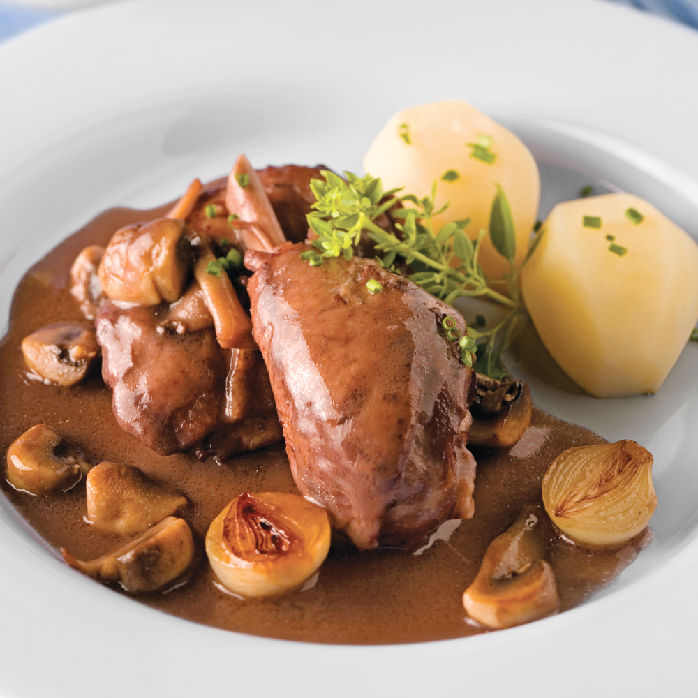 Coq au vin à la mijoteuse