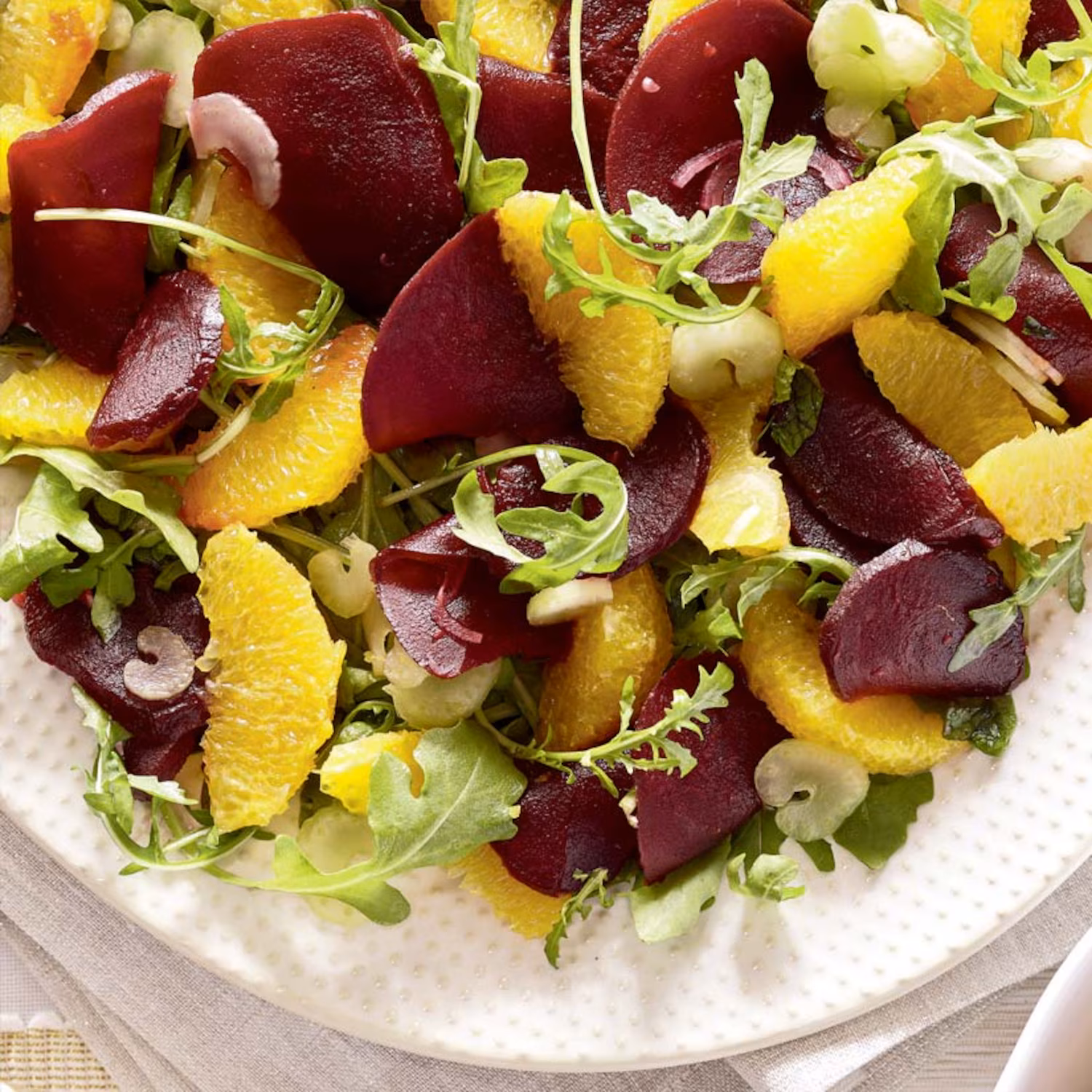 Salade d'oranges et de betteraves