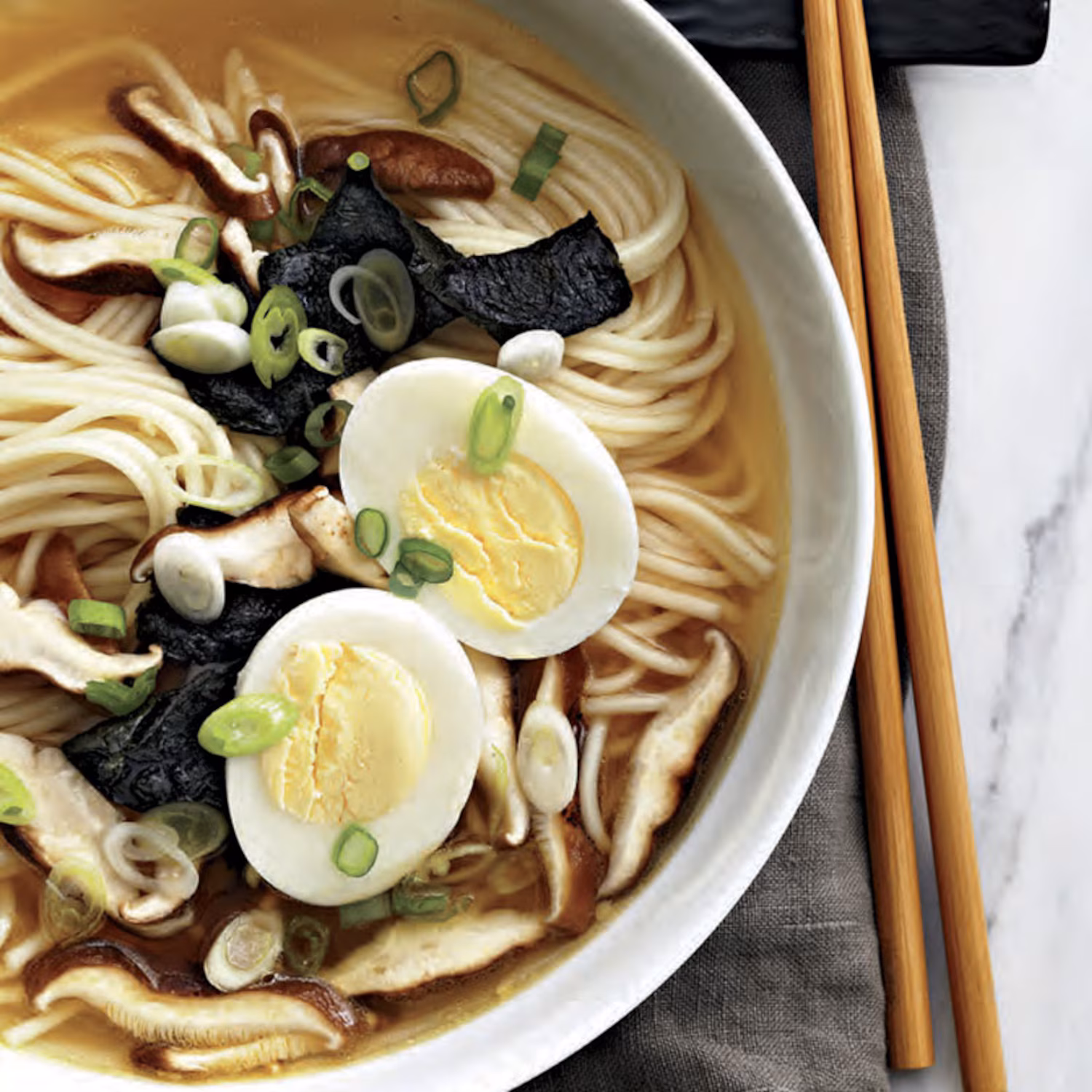Soupe ramen végétarienne