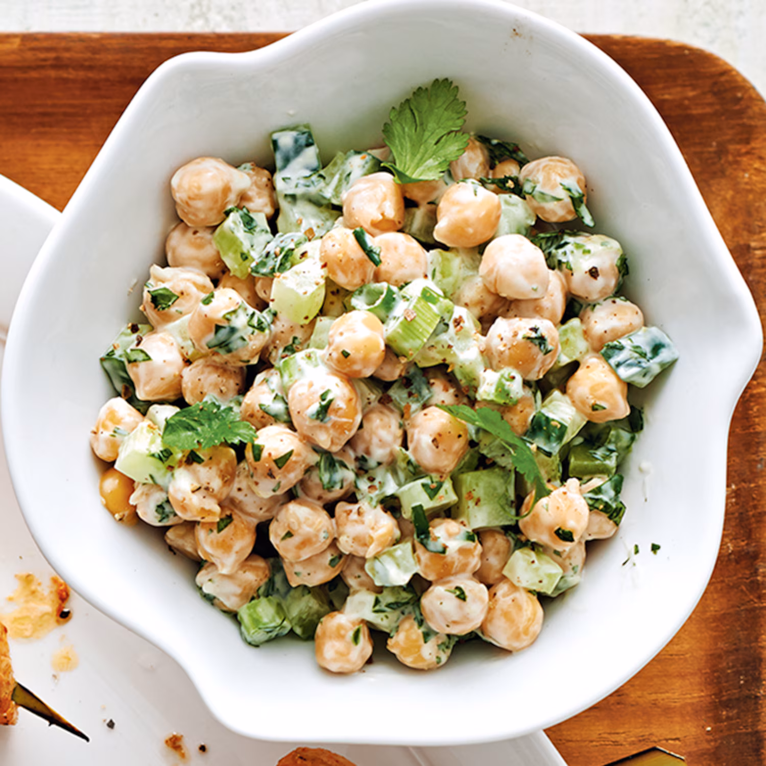 Salade crémeuse de pois chiches