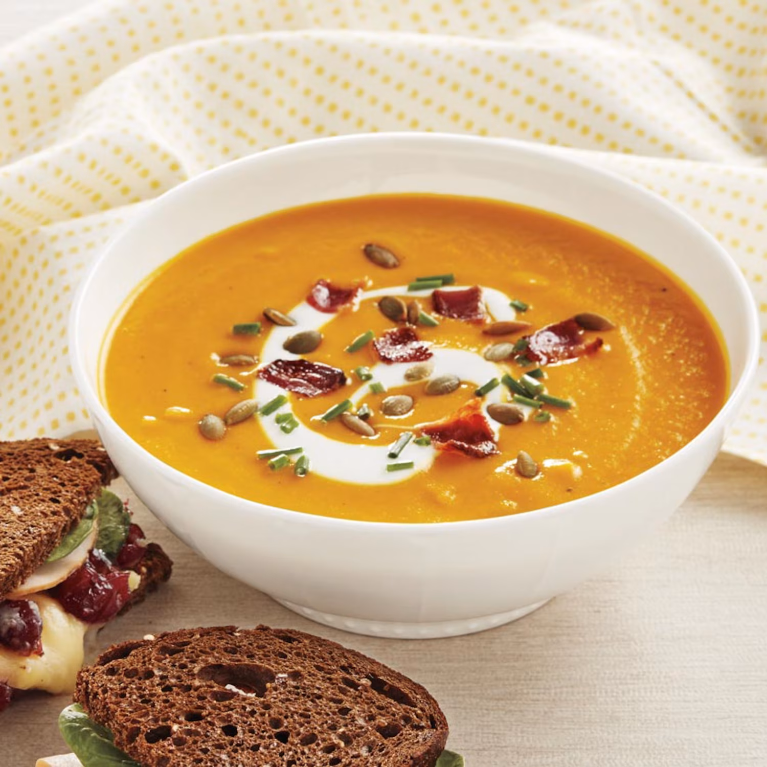 Potage de carottes au gingembre
