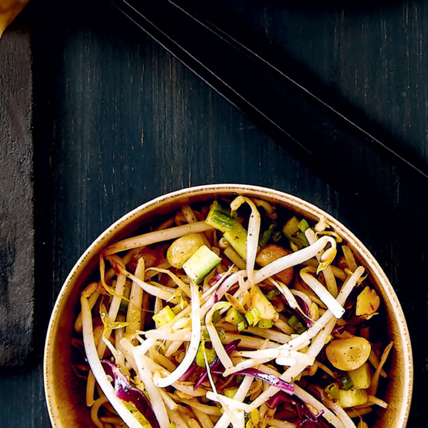 Salade de fèves germées