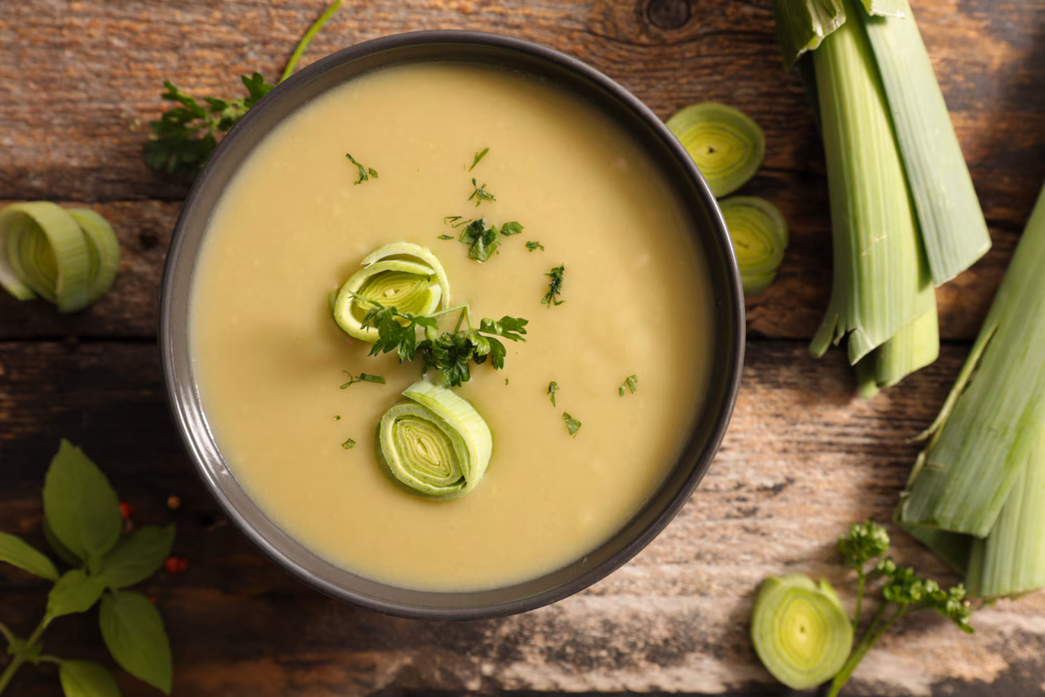 Crème de poireaux